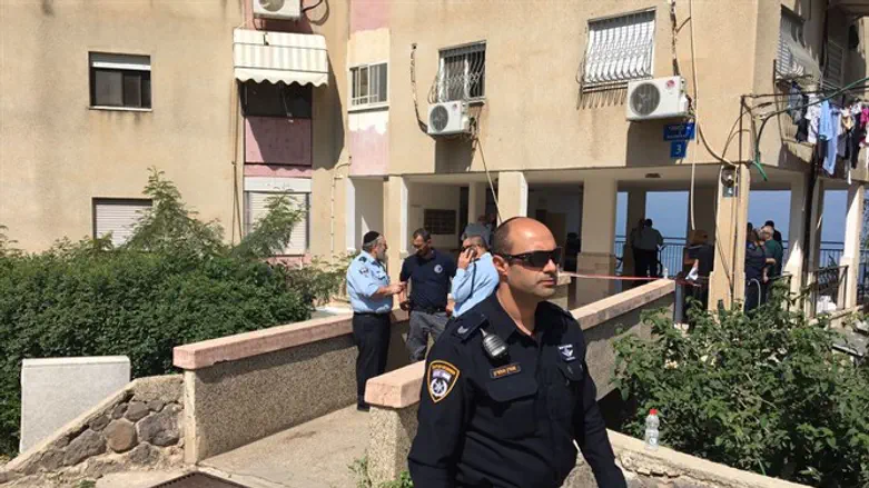 זירת הרצח בטבריה