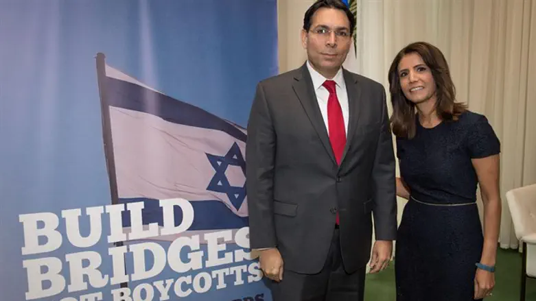 אלונה ברקת ודני דנון בכנס היום