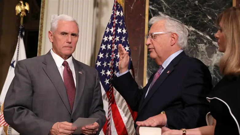 VP Pence hosts swearing in Amb. David Friedman
