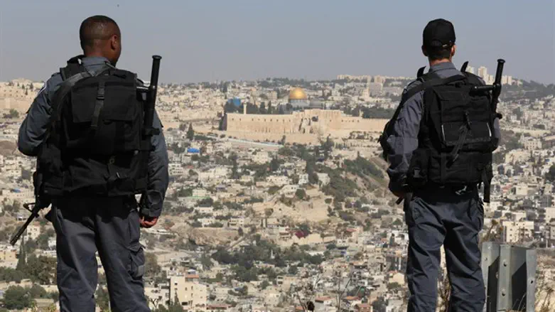 Бойцы МАГАВ в Иерусалиме. Иллюстрация