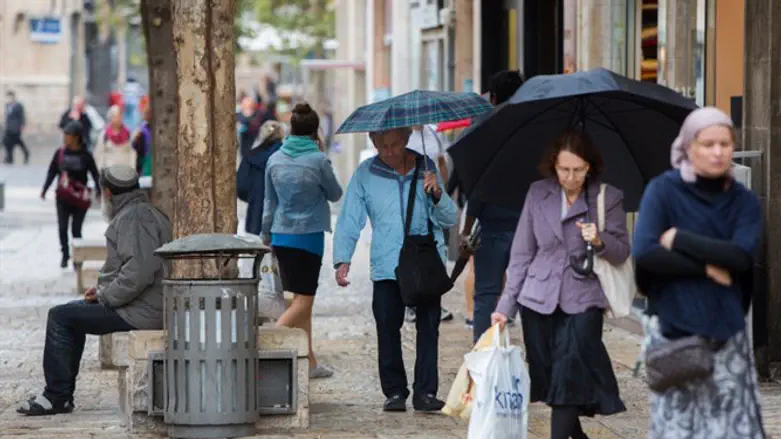 Rain, Jerusalem