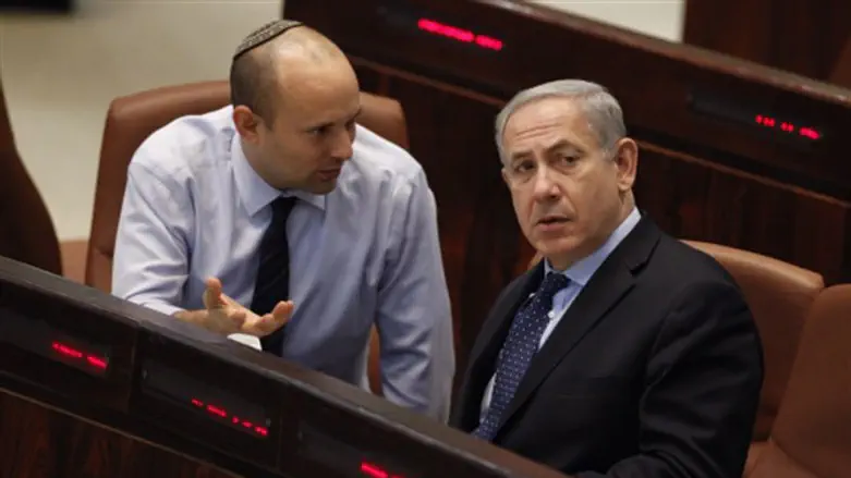 Нафтали Беннет и Биньямин Нетаньяху
