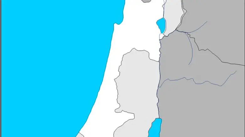Map of Israel