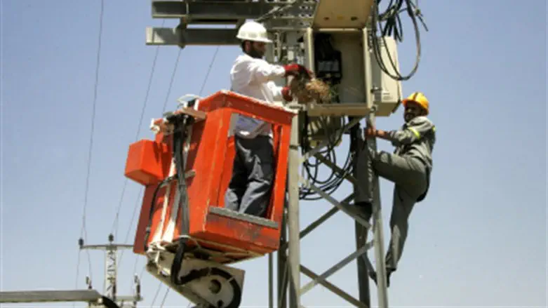 Gaza electricity workers.
