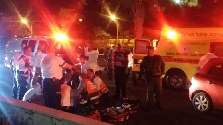 На месте ДТП