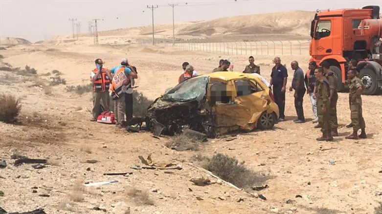 Scene of the tragic accident