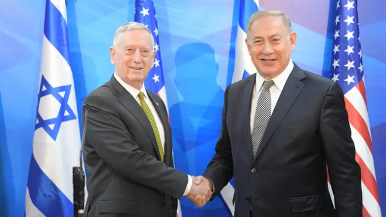PM Netanyahu meets with Secretary of Defense James Mattis