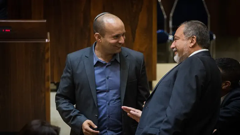 בנט וליברמן בימים טובים יותר