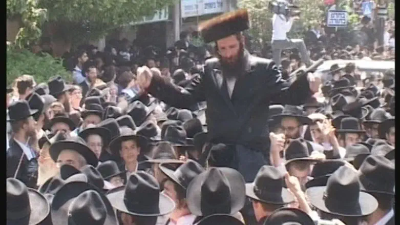 Haredi gathering in Bnei Brak