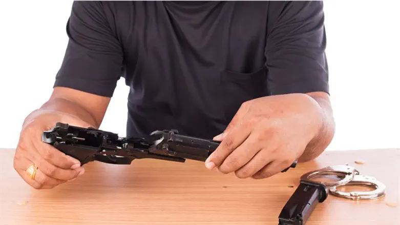 playing with a gun
