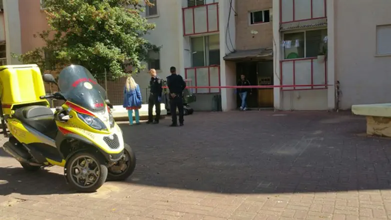 Scene of suspected murder