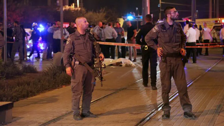 Police patrol Old City of Jerusalem