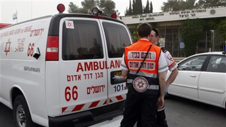 Ambulance on Mount Herzl (illustration)