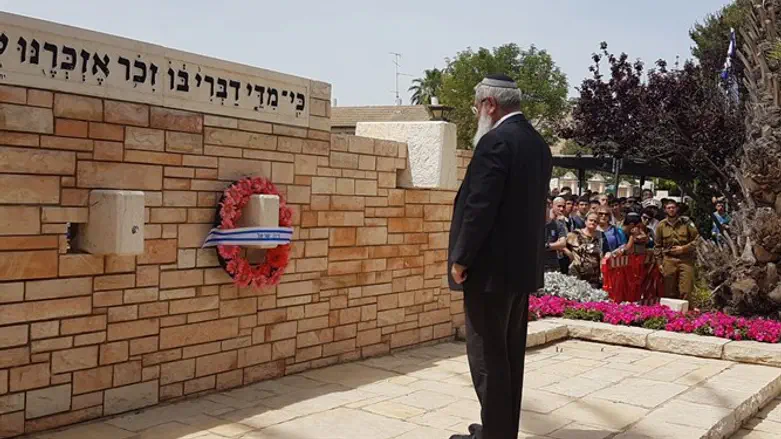 Eli Ben Dahan at the Ramla ceremony