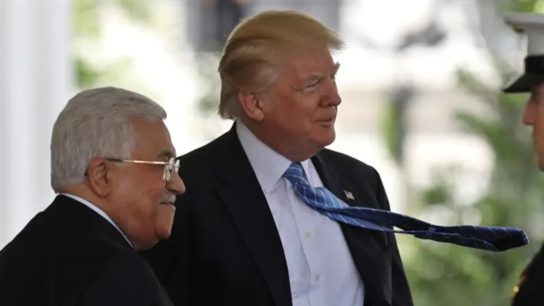 Дональд Трамп и Махмуд Аббас