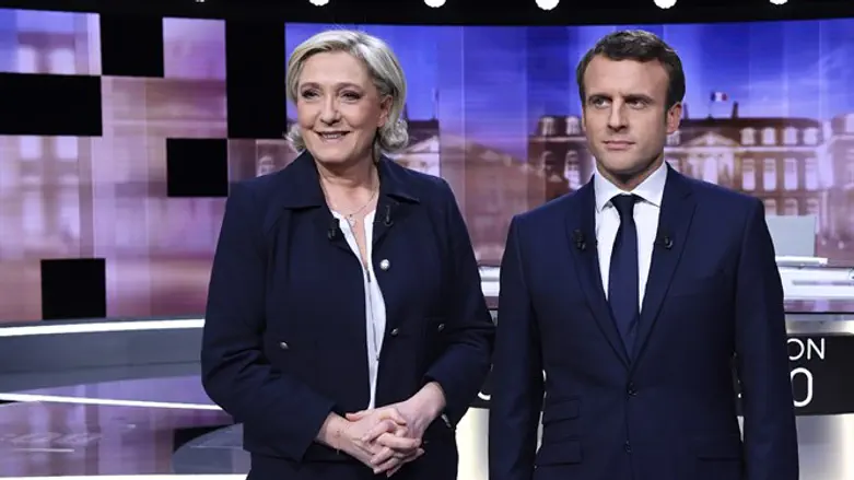Le Pen and Macron