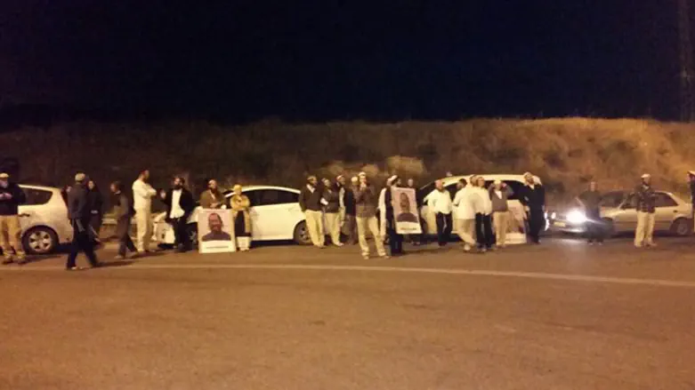 Демонстрация поселенцев Ицхара