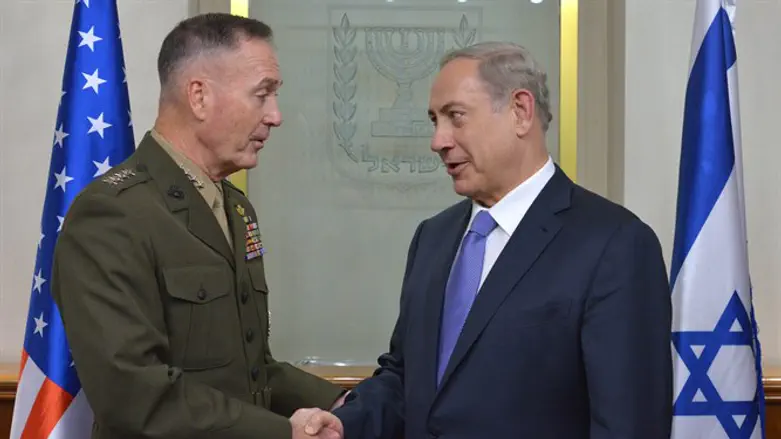 Prime Minister Binyamin Netanyahu and General Joseph Dunford