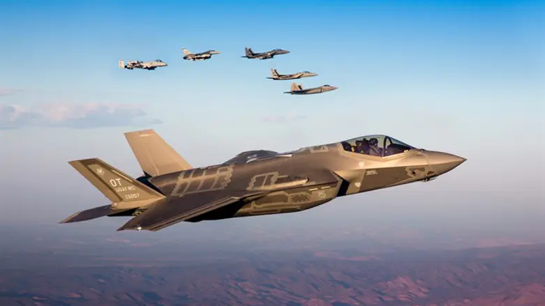 F-35A Lightning II leads other fighter jets