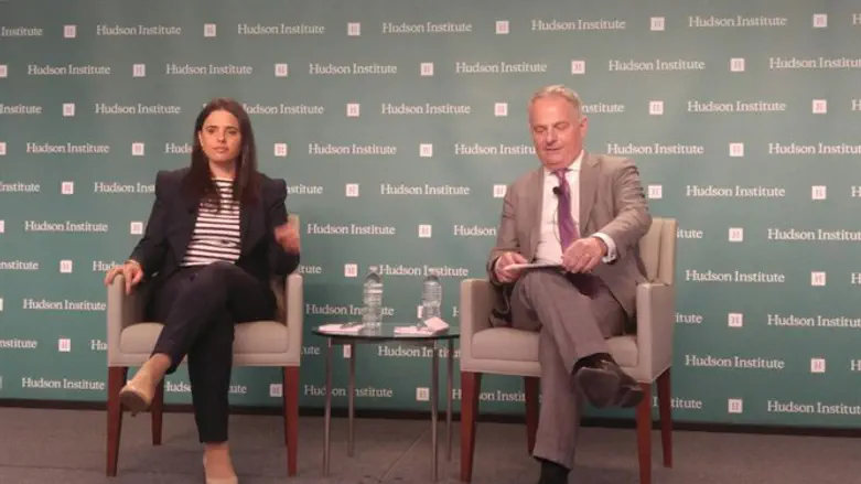 השרה שקד במכון הדסון