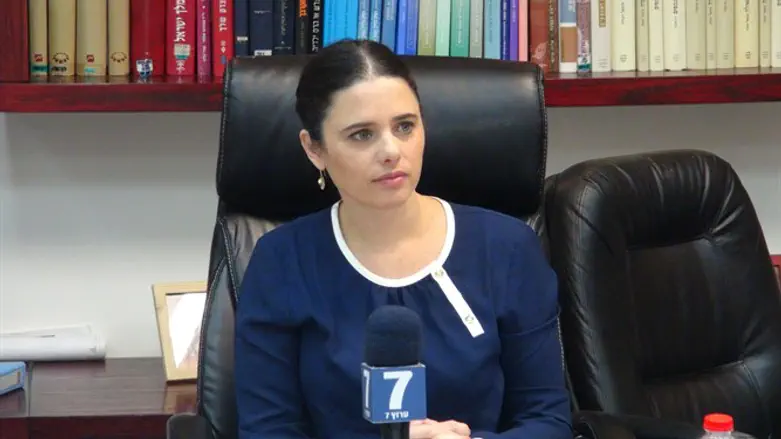 Justice Minister Ayelet Shaked