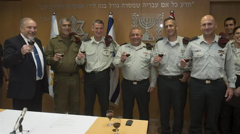 הטקס בלשכת הרמטכ"ל