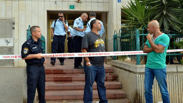 The murdered couple's Lod apartment