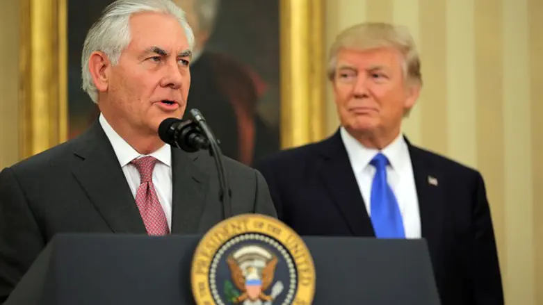 Rex Tillerson and Donald Trump