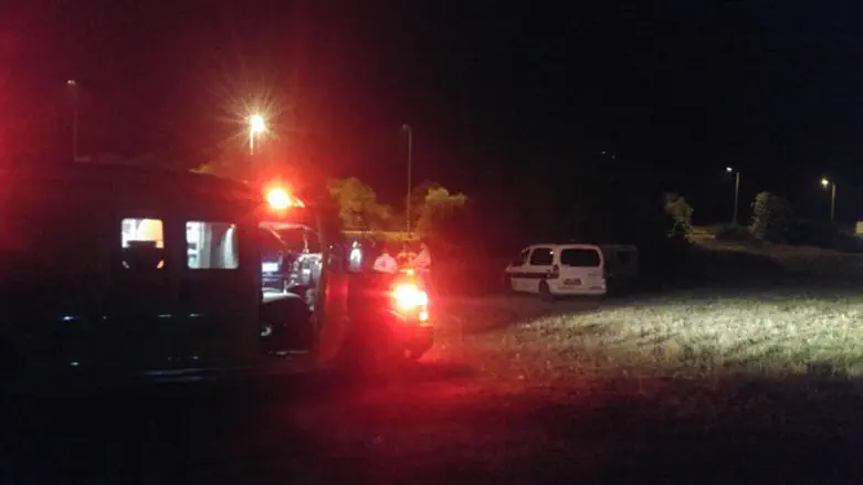 Scene of the accident on Route 35