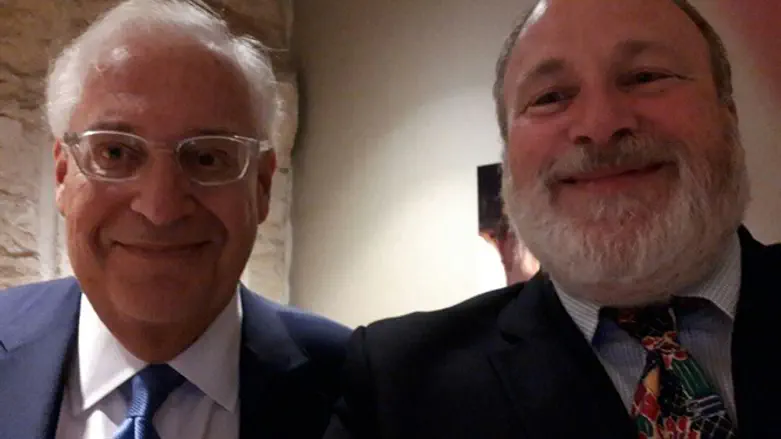 Ambassador Freidman withForeign Ministry Protocol Chief Meron Reuben