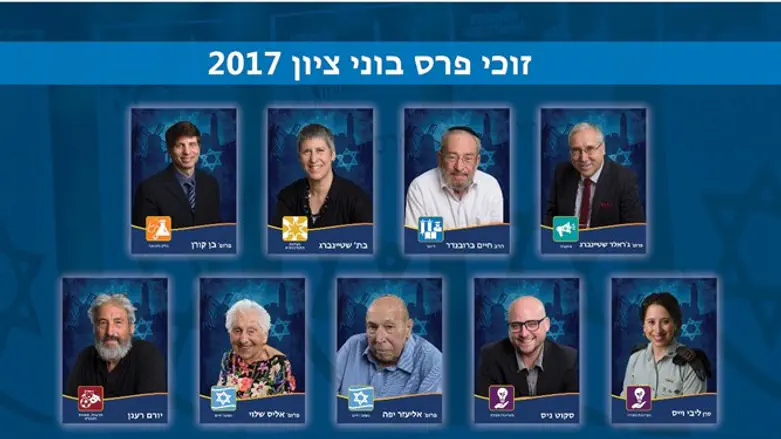 זוכי פרס בוני ציון