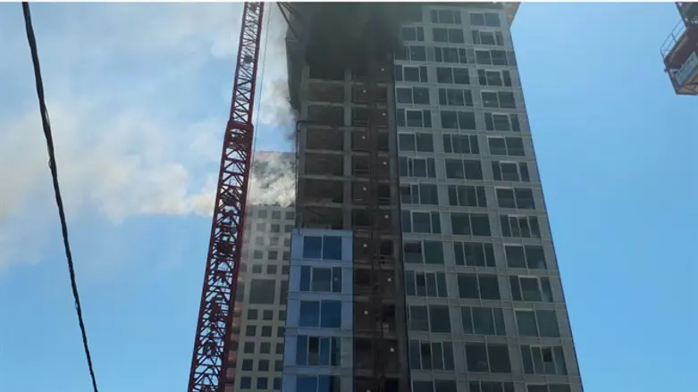 Пожар в Тель-Авиве