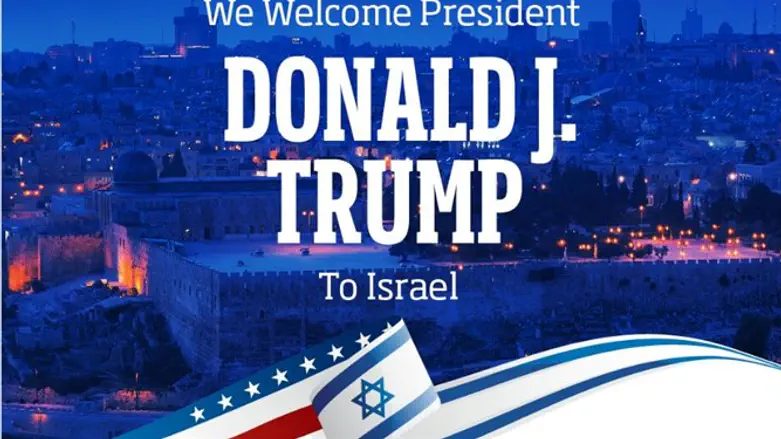 Ribonut's banner welcoming President Trump