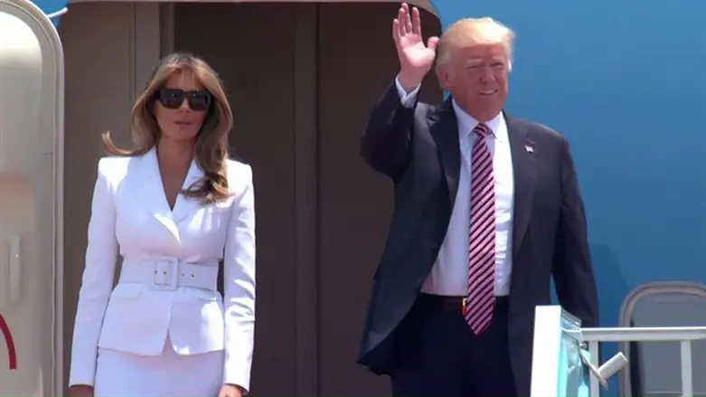 Дональд Трамп и его жена Мелания