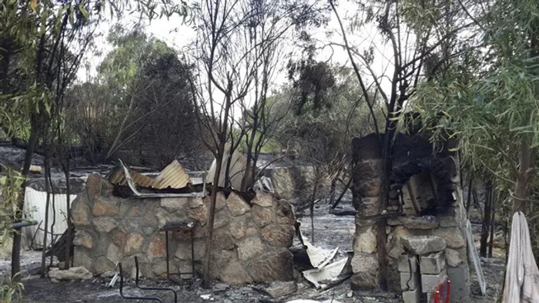 То, что осталось от бейт-мидраша в Хомеше...