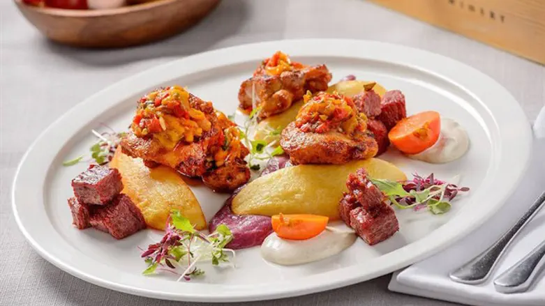 A plate at Gabriel restaurant