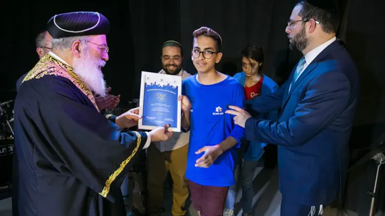 הרב עמאר באירוע