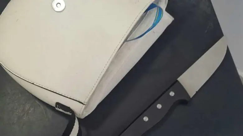 Knife found in female terrorist's bag