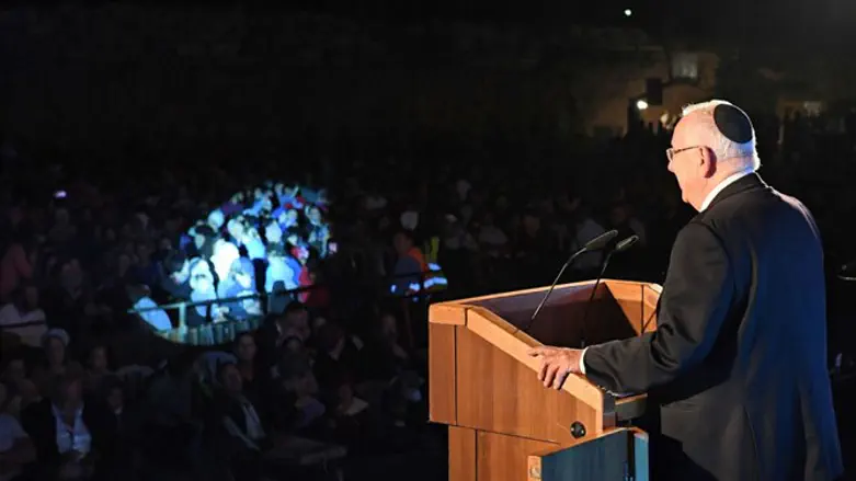 Реувен Ривлин в Кирьят-Арбе-Хевроне