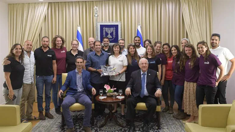 ריבלין עם הנהגת העמותה