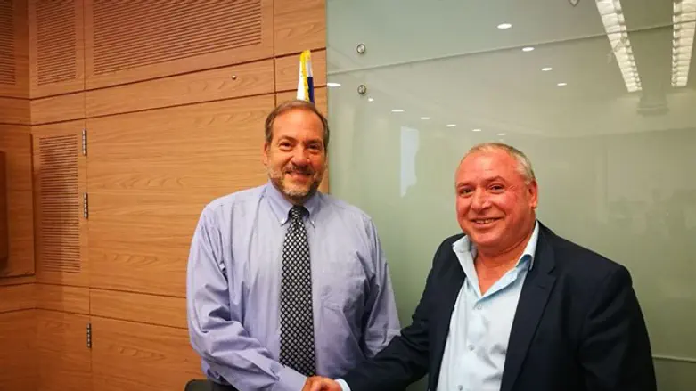David Amsalem and Rabbi Eckstein