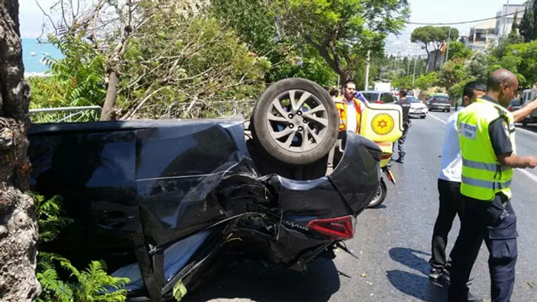 זירת התאונה