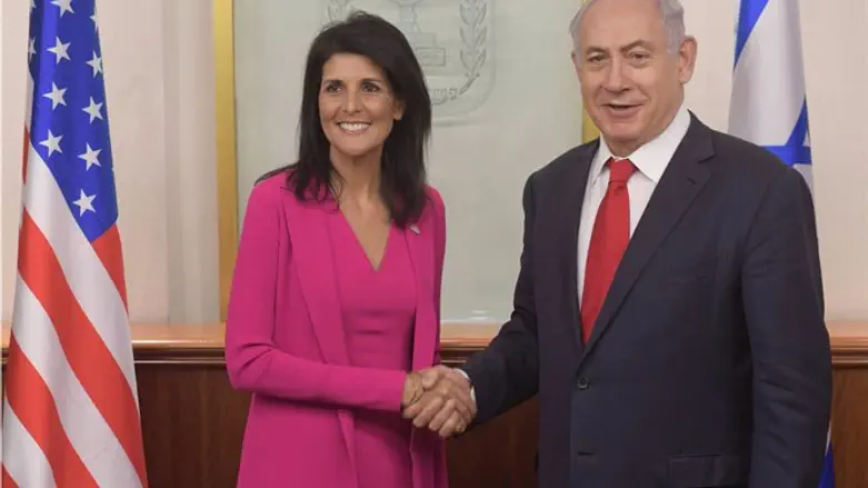Биньямин Нетаньяху и Никки Хейли