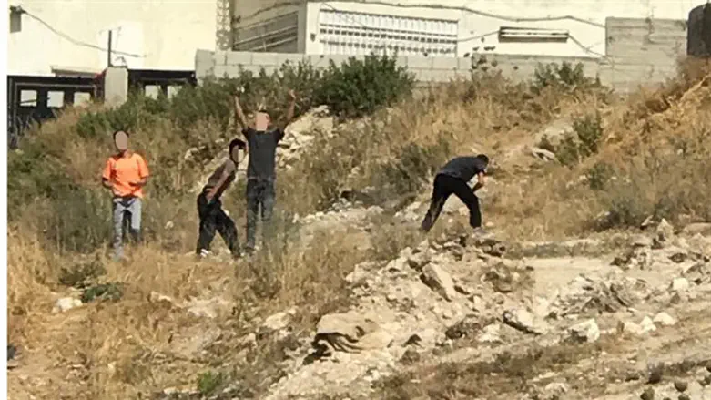 Rock-throwing terrorists