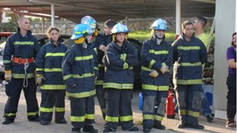 צופי האש בטקס הסיום