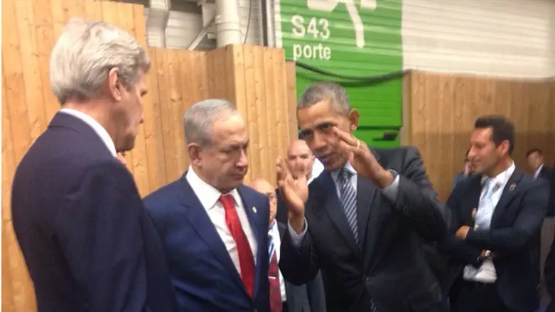 Барак Обама, Биньямин Нетаньяху и Джон Керри