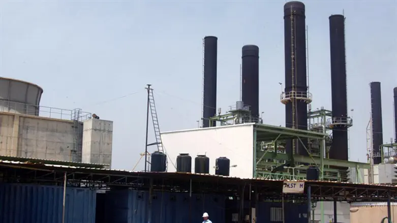 Городская электростанция Газы. Иллюстрация