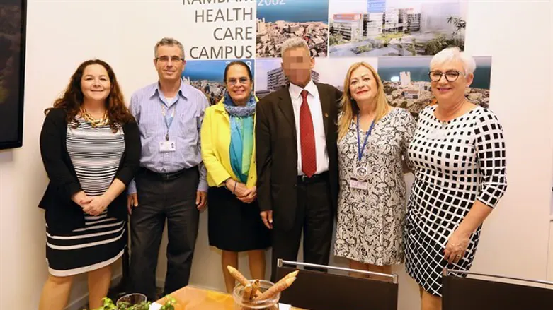 Meeting with Rambam officials