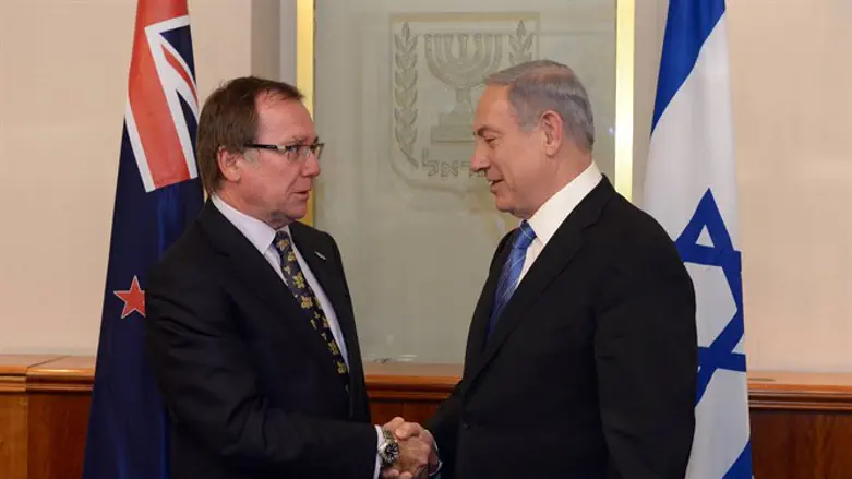 נתניהו ושר החוץ של ניו זילנד