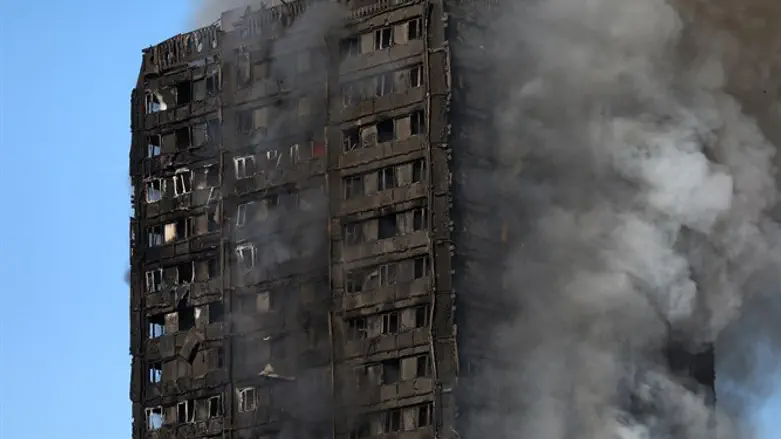 Grenfell Tower после пожара